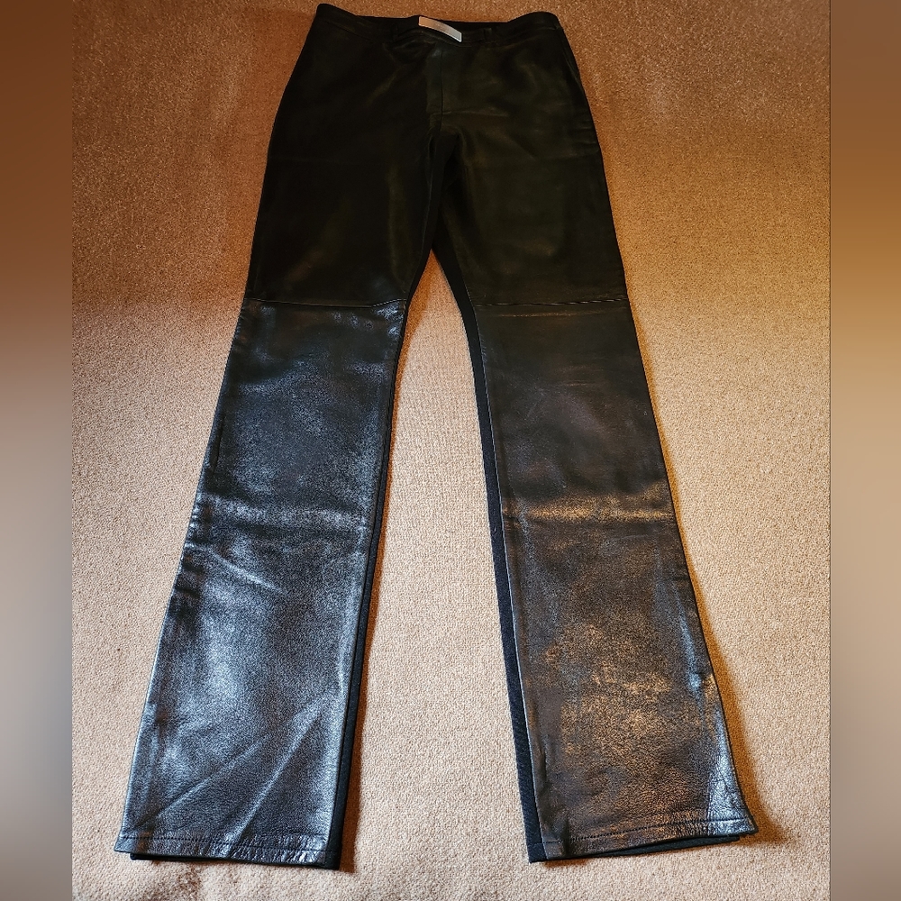 Manigance Paris Black Leather (front) size 42 french (size 4 US)